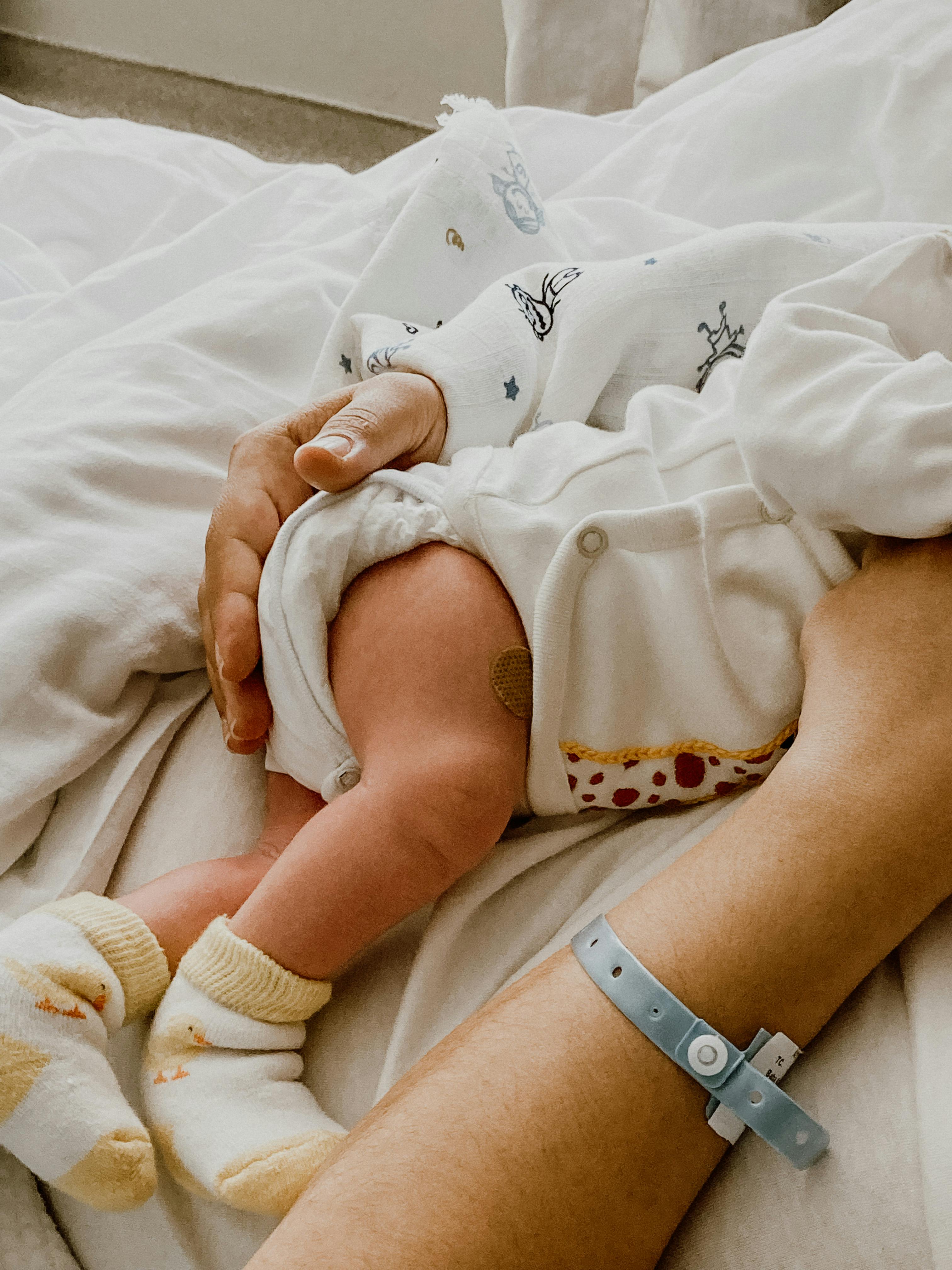 Newborn baby in hospital